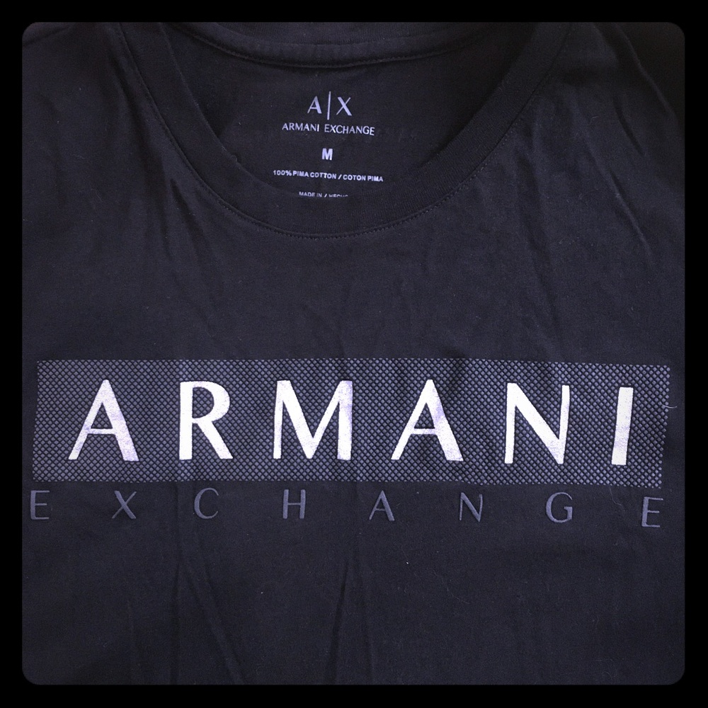 Armani Exchange Black Medium Shirt